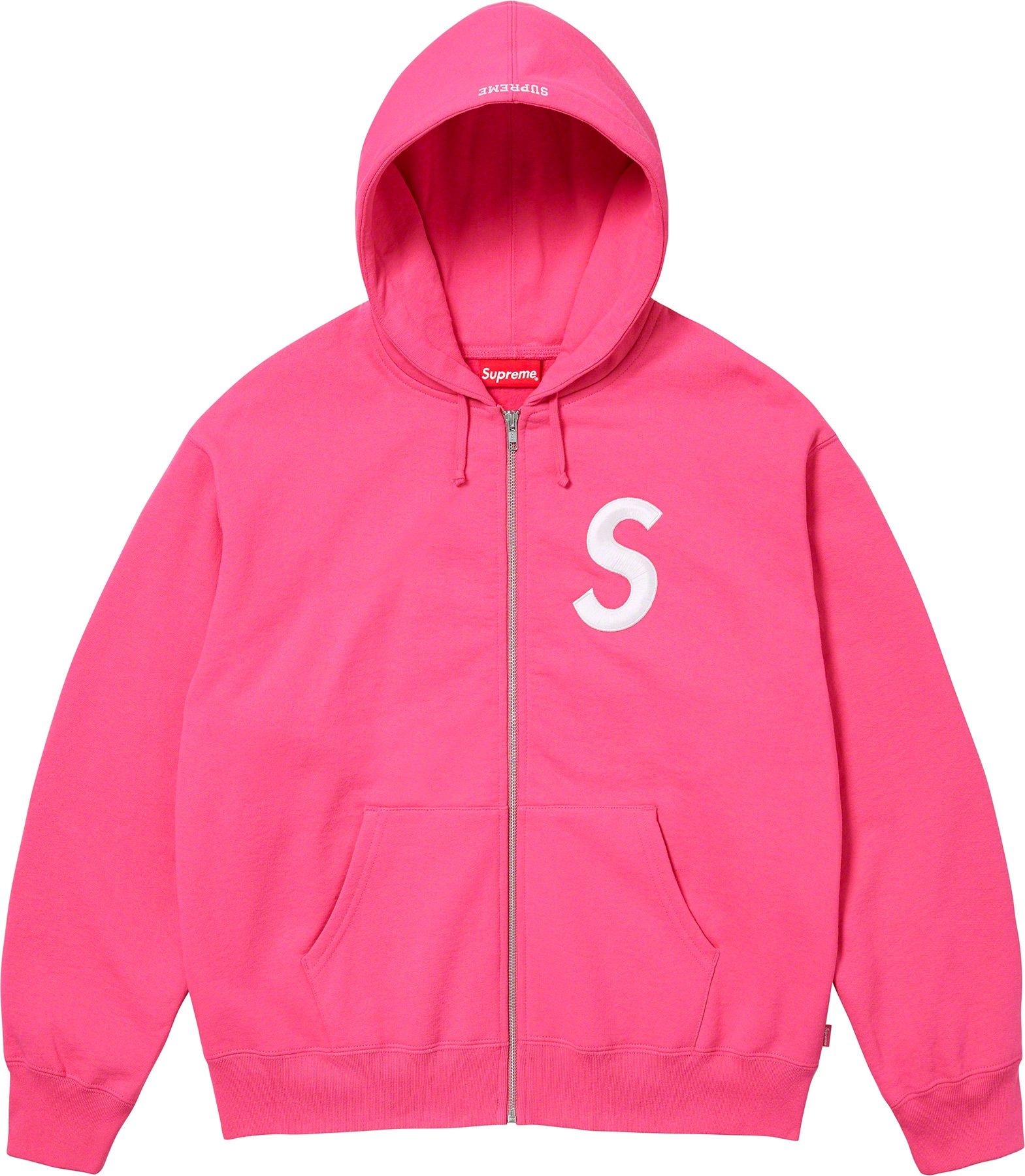 S Logo Zip Up Hooded Sweatshirt view 15